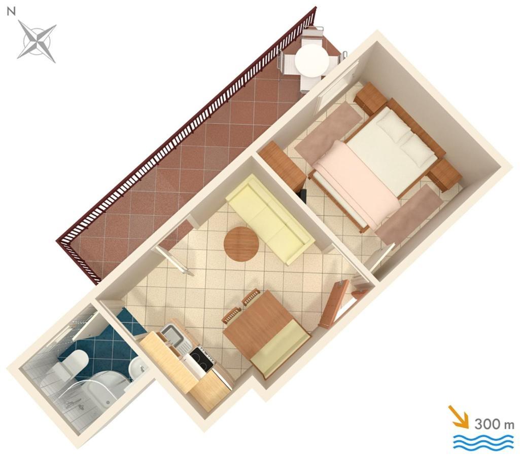 Apartment Stanici 2818D Tice Kültér fotó